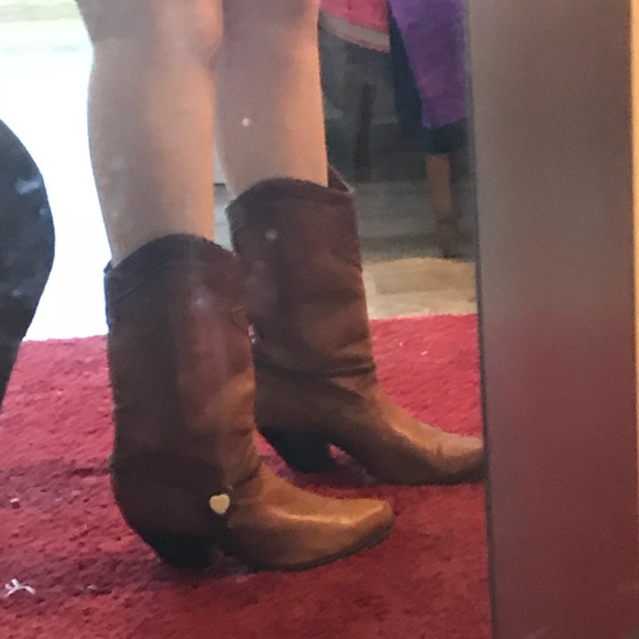 Zodiac 614071 Heart Cowboy Boots anklet size 8 - Picture 4 of 4